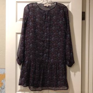 Loft drop waist dress